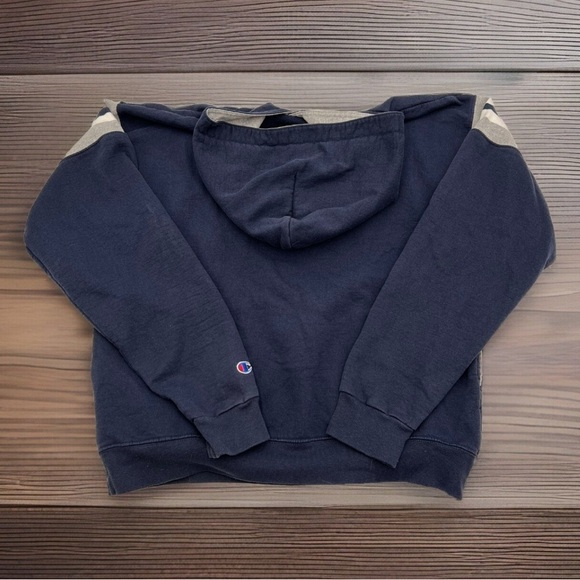 PSU Penn State Nittany Lions Hoodie Men’s M Navy Sweatshirt Champion NCAA - Picture 2 of 10